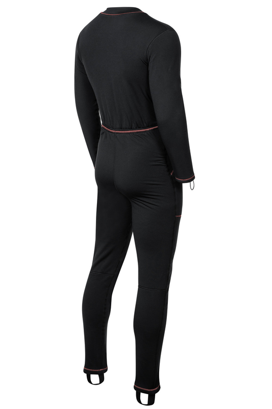 정면 Zip 및 발목 및 엄지 반복을 가진 Underfleece 경량 Drysuit 내의 협력 업체